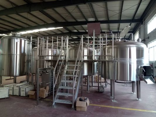 quality  Auto Control Stainless Steel Brewing Equipment Brewhouse System For Brewpub factory