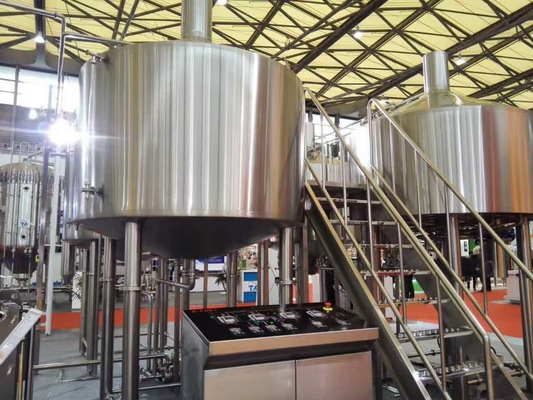 Touch Screen Large Home Brewing Equipment 2000L Sus304 Brewhouse Equipment