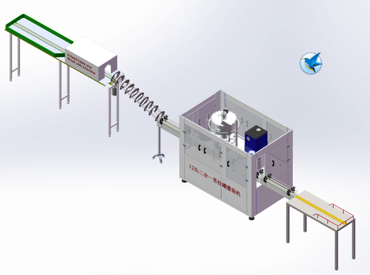 Semi Automatic Beer Canning Line Stainless Steel 304 1000 CPH - 2000 CPH