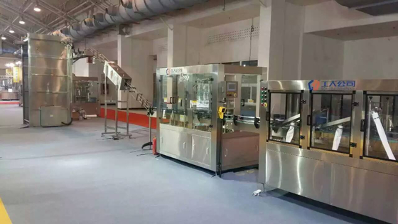Semi Automatic Beer Canning Line Stainless Steel 304 1000 CPH - 2000 CPH