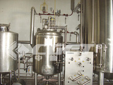 SUS 304 Brewing Equipment Beer Manufacturing Equipment 1 Year Warranty