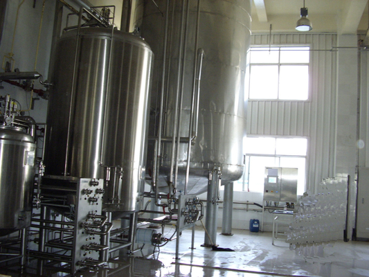 SUS 304 Brewing Equipment Beer Manufacturing Equipment 1 Year Warranty