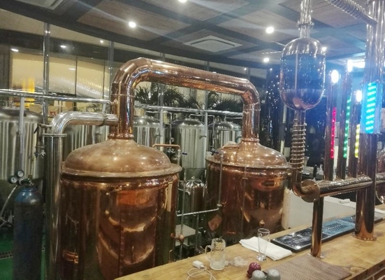 500L Mini Micro Brewery Equipment Turnkey Brewing System CE Certification