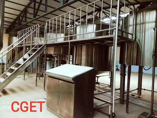 Full Turnkey Large Beer Brewing Equipment Full Automation PLC Control System