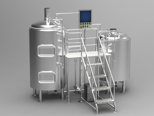 Shockproof Electric Commercial Microbrewery Equipment Semi Auto Control Panel