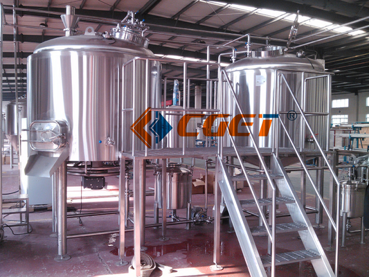 380V Three  Phase Large Scale Brewing Equipment Brewery Fermentation Tanks