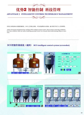 Micro Restaurant Copper Brewing Equipment Steam Or Electrical Heating