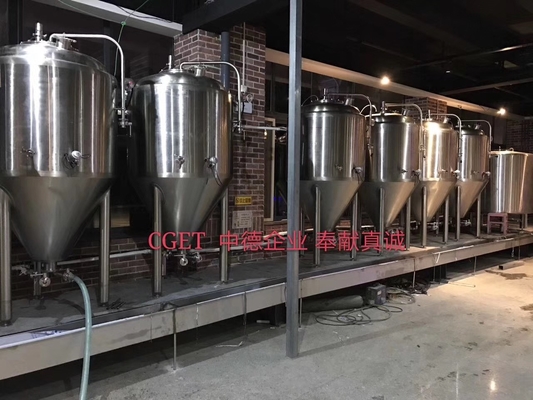 Commercial Cylindro Conical Fermenter Micro Brewery Fermentation Equipment 2BBL 3BBL