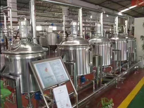 380V 50Hz Craft Beer Brewing Equipment Home Microbrewery System 3 Years Warranty