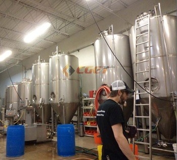 SUS 304 Craft Beer Brewing Equipment 4 BBL Brewing System With ISO CE Certificated