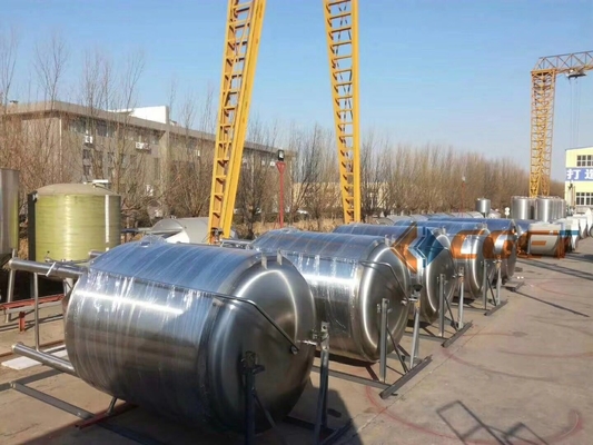 Industrial Large Scale Brewing Equipment 5 Bbl Brewing System PLC control