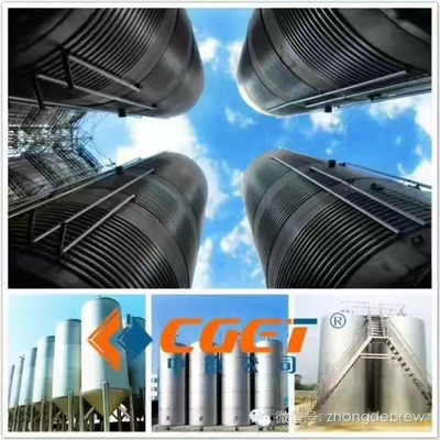 Restaurant Large Scale Brewing Equipment Polyurethane Or Rock Wool Nsulation Layer