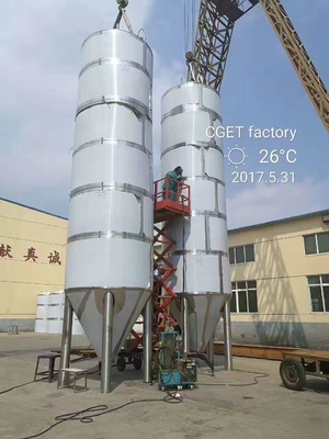 Restaurant Large Scale Brewing Equipment Polyurethane Or Rock Wool Nsulation Layer