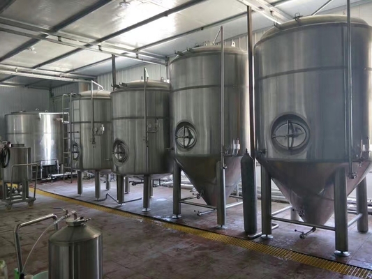 Large Scale Industrial Beer Brewing Equipment 3000l 5000l Adjustable Voltage