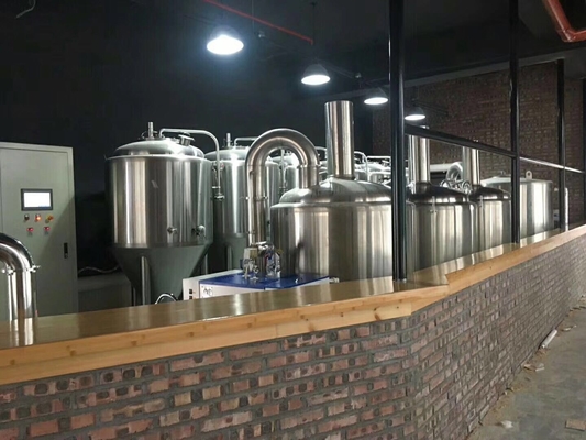 Energy Saving Microbrewery Equipment Small Scale Commercial Brewing Rustproof