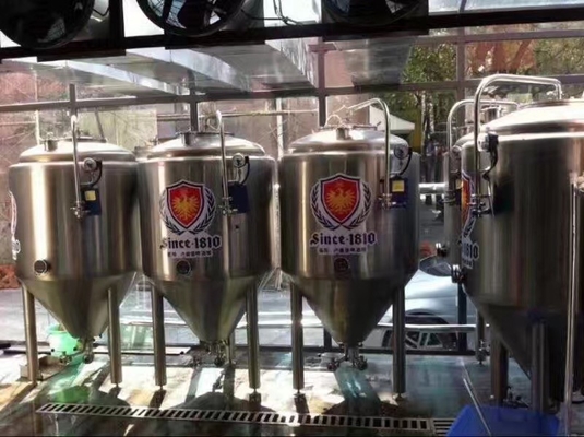 Craft Beer Home Microbrewery Equipment Stainless Steel 304 / 316 Material