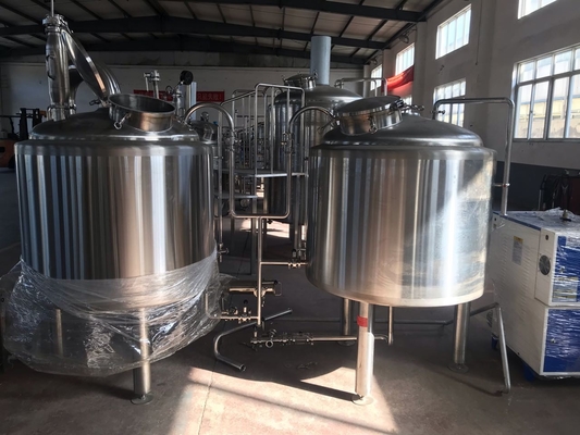 500L 1000L Craft Small Microbrewery Equipment , Beer Micro Brewing Systems