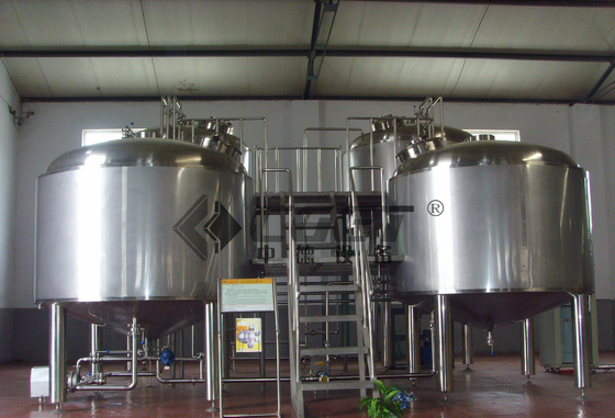 Stainless Steel Turnkey Microbrewery Equipment Brewhouse System Craft Brewing Plant