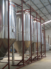 Conical Fermenter Stainless Steel Brewing Equipment For Restaurants Hotel