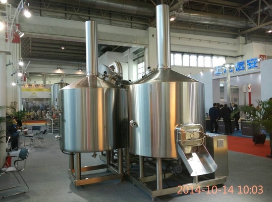 20 Bbl Brewhouse Stainless Steel Brewing Equipment Steam Heating 3Mm Thickness