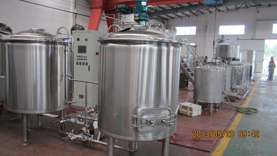 500L Craft Beer Stainless Steel Brewing Equipment Two Vessel Mashing System