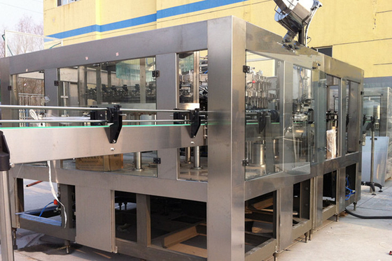 3 In 1 Brewery Production Line Packaged Drinking Water Filling Machine 10000 Bph