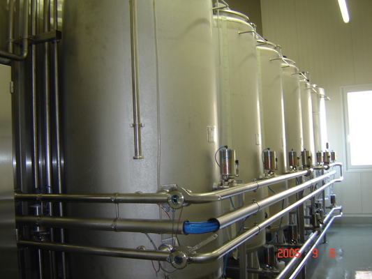 CIP Clearing System Brewery Production Line Electric Driven Type For Beer
