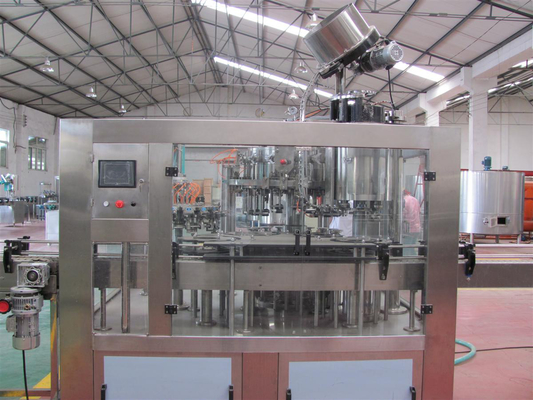 Beer / Beverage Glass Bottle Filling Machine , Automated Bottling Equipment