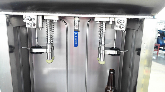 50Hz SUS304 Automatic Glass Bottle Filling Machine For Beer / Beverage
