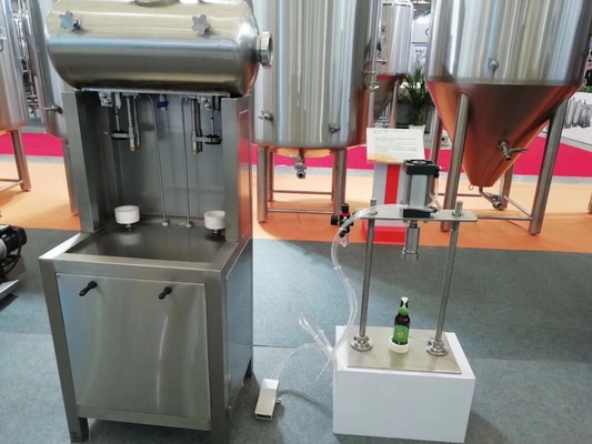 50Hz SUS304 Automatic Glass Bottle Filling Machine For Beer / Beverage