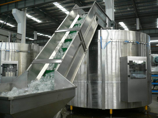 Cans Jars Tins Beverage Bottling Equipment , Bottle Unscrambler Machine