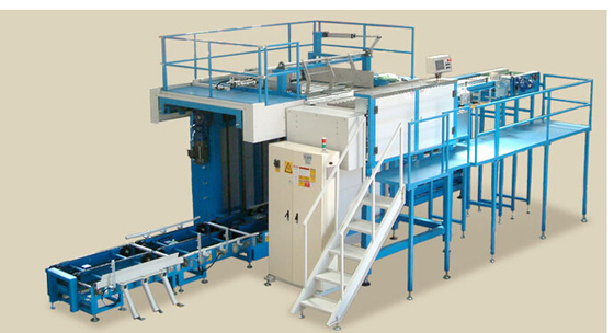 Electric 50Hz 3 Phase Packing Production Line , Bottle Can Depalletizer Machine