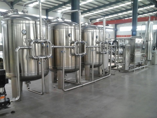 Automatic Packing Production Line Single Grade Reverse Osmosis Water Pretreatment