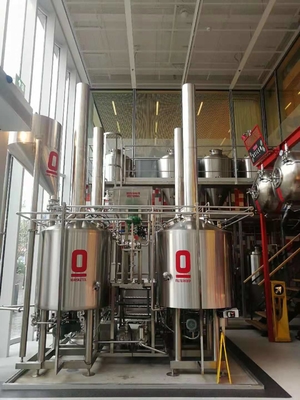 500L Automatic Craft Beer Brewing Equipment Electrical Or Steam Boiler