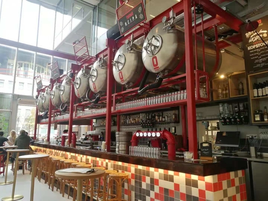 500L Automatic Craft Beer Brewing Equipment Electrical Or Steam Boiler