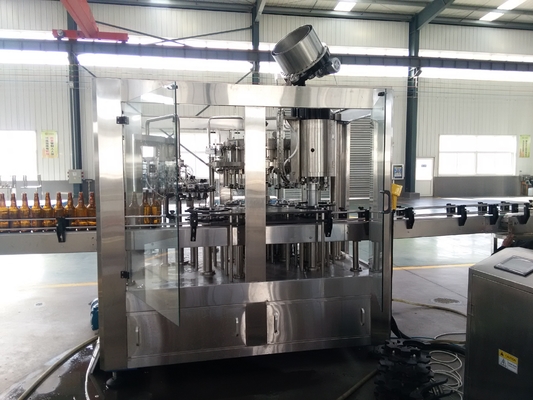 3 In 1 Sus304 Glass Bottle Filling Machine For Craft Brewery Carbonated Drink