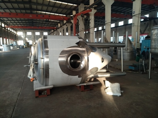 Silver Beer Fermentation Equipment Stainless Steel Conical Fermentation Tank