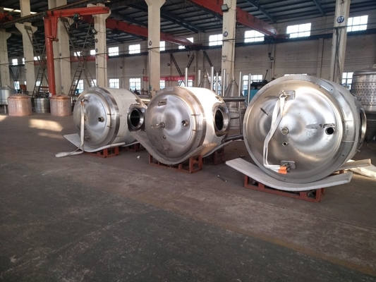 Silver Beer Fermentation Equipment Stainless Steel Conical Fermentation Tank
