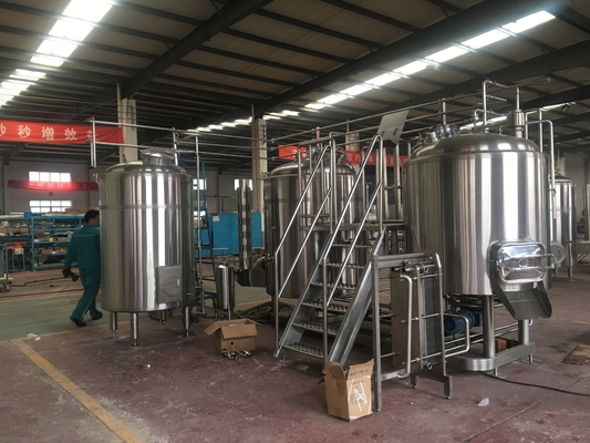 direct-fire heating brewhouse stainless steel 7BBL Beer brewhouse for pub beer brewing equipment