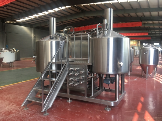5bbl Stainless Steel Brewing Equipment Vertical Type Polished Surface