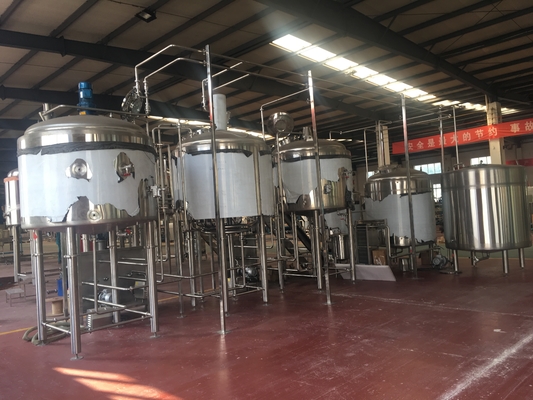 10Bbl Large Scale Brewing Equipment With Fermentation Tank Steam Heating