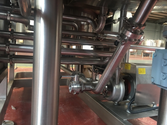 10Bbl Large Scale Brewing Equipment With Fermentation Tank Steam Heating