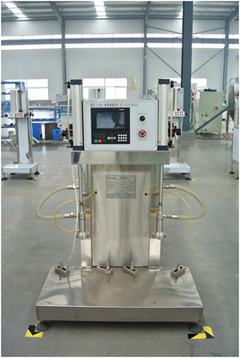 Stainless Steel Alloy Beer Keg Filling Machine Two Heads Touch Screen
