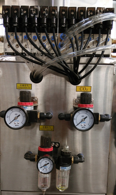 2 Heads Touch Screen Beer Keg Washing Machine Pneumatic Electric Driven Type