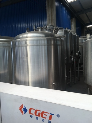 50T Industrial Beer Fermentation Equipment Big Scale Fermentation Tank