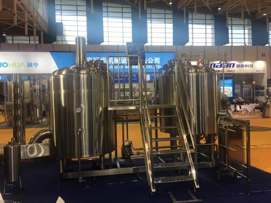 Steam heating Microbrewery Equipment Stainless Steel 100L 200L 300L Per Batch