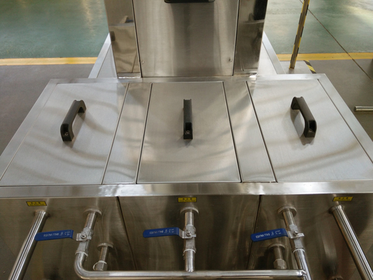 Sus 304 Automatic Beer Keg Washing Machine Two Heads Touch Screen 2L - 60L
