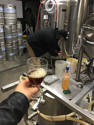 3.5bbl direct-fire brewhouse Small Commercial Brewing Equipment Fitted In One 40Hq Container Direct Heating