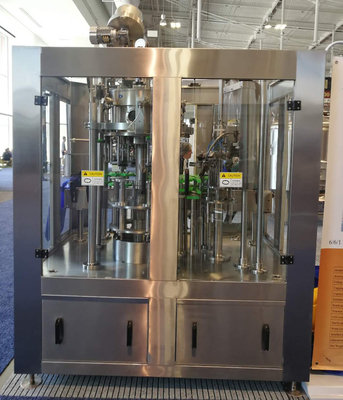 500 BPH Monoblock Filling Machine Glass Bottle Washing Filling Capping