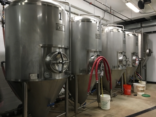 Classic Modern Type Microbrewery Equipment With Fermentation Tank Conical Tank